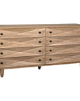 Noir Diamond Drawer Dresser - From Where -
