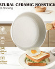 Nonstick Ceramic Cookware Set - From Where -