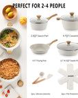 Nonstick Ceramic Cookware Set - From Where -