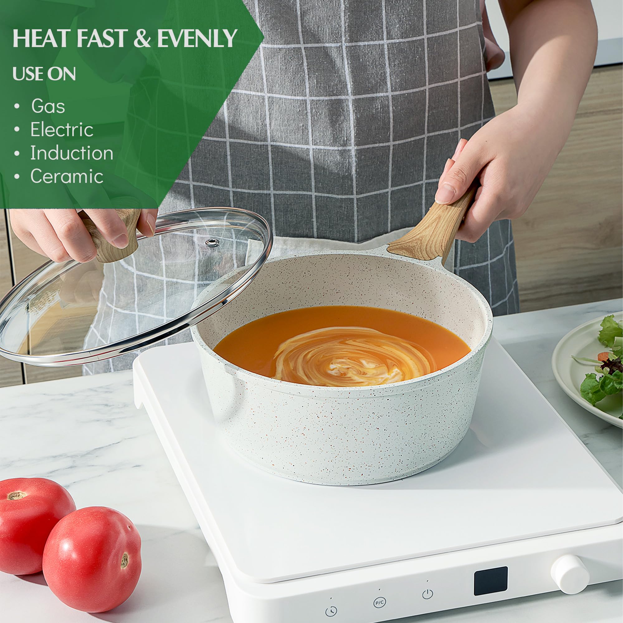 Nonstick Ceramic Cookware Set - From Where -