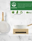Nonstick Ceramic Cookware Set - From Where -