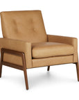Nord 29" Leather Lounge Chair - Charme Tan - From Where -