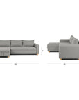 Nordby 104" Reversible Sleeper Sectional - From Where Finds -