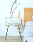 Nordic Glass Side Table - From Where -