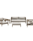 Northlake 5 - Piece Outdoor Teak Wood Furniture Set - From Where Finds -