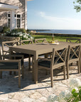 Northlake 9 - Piece Outdoor Teak Wood Dining Set - From Where Finds -