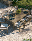 Northlake 9 - Piece Outdoor Teak Wood Dining Set - From Where Finds -