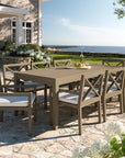 Northlake 9 - Piece Outdoor Teak Wood Dining Set - From Where Finds -
