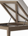 Northlake Outdoor Teak Chaise Lounge - From Where Finds -