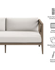 Northlake Outdoor Teak Loveseat - From Where Finds -
