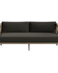 Northlake Outdoor Teak Wood Loveseat and Ottoman Set - From Where Finds -