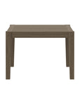 Northlake Square Outdoor Patio Teak Side Table - From Where Finds -
