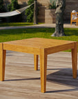 Northlake Teak Outdoor Side Table - From Where Finds -
