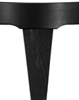 Oak Wood Black Dining Room Chair - From Where -