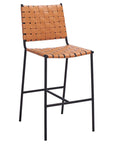 Olenna Woven Counter Stool - From Where -