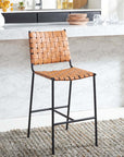 Olenna Woven Counter Stool - From Where -