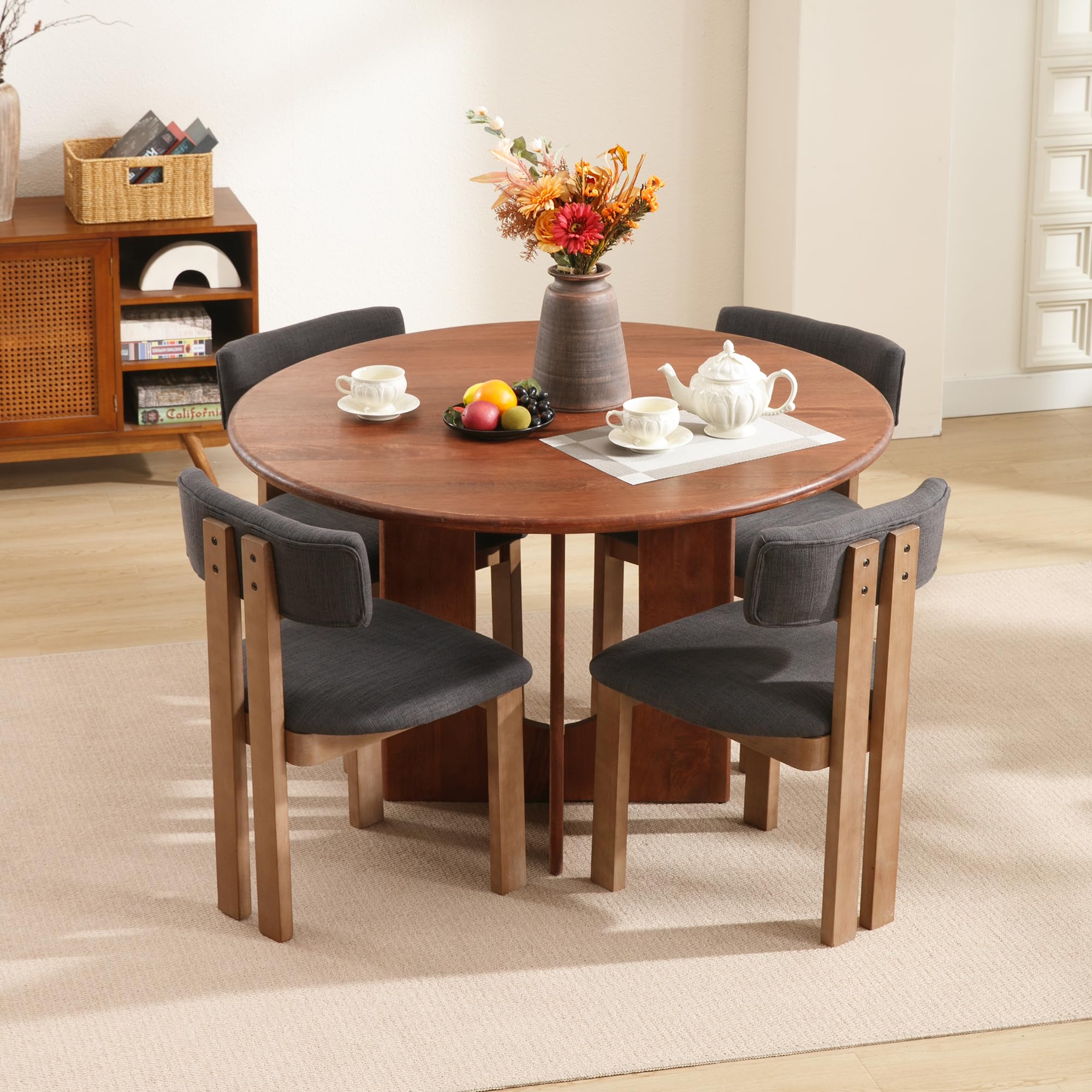 Open Back Dining Chairs Set of 2 - From Where -