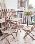 Open Back Folding Outdoor Dining Chair - From Where -