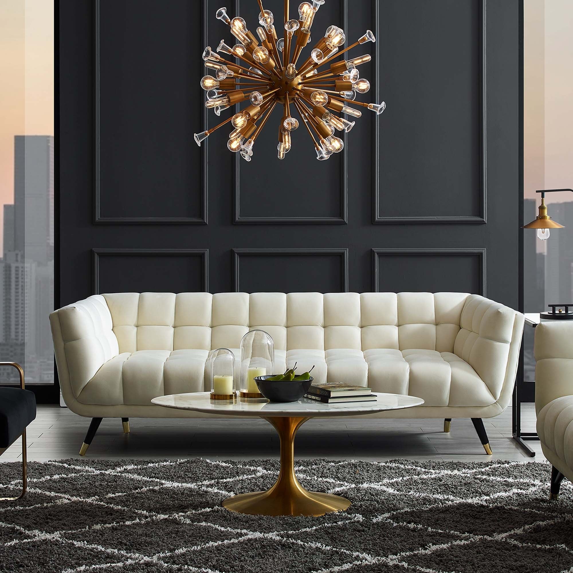 Ophelia Velvet Sofa - From Where -
