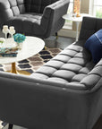 Ophelia Velvet Sofa - From Where -