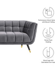 Ophelia Velvet Sofa - From Where -