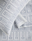 Organic Cotton Jacquard Floral Coverlet - From Where Finds -