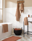 Organic Cotton Mosaic Towels - From Where -