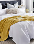 Organic Cotton Throw Blanket - From Where -