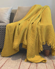 Organic Cotton Throw Blanket - From Where -