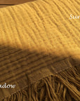 Organic Cotton Throw Blanket - From Where -