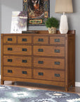 Orpha 10 - Drawer Double Dresser - From Where -