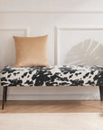 Ottoman Upholstered Benches Cow Print - From Where -