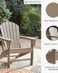 Outdoor Patio Adirondack Chair - From Where -