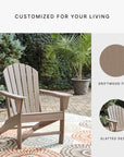Outdoor Patio Adirondack Chair - From Where -