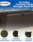 Outdoor Patio Storage Deck Box - From Where -