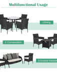 Outdoor Rattan Dining Chair (Set of 2) - From Where -