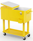 Outdoor Rolling Cooler Cart - From Where -