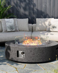 Outdoor Round Propane Fire Pit - From Where -