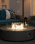 Outdoor Round Propane Fire Pit - From Where -