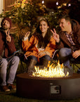 Outdoor Round Propane Fire Pit - From Where -