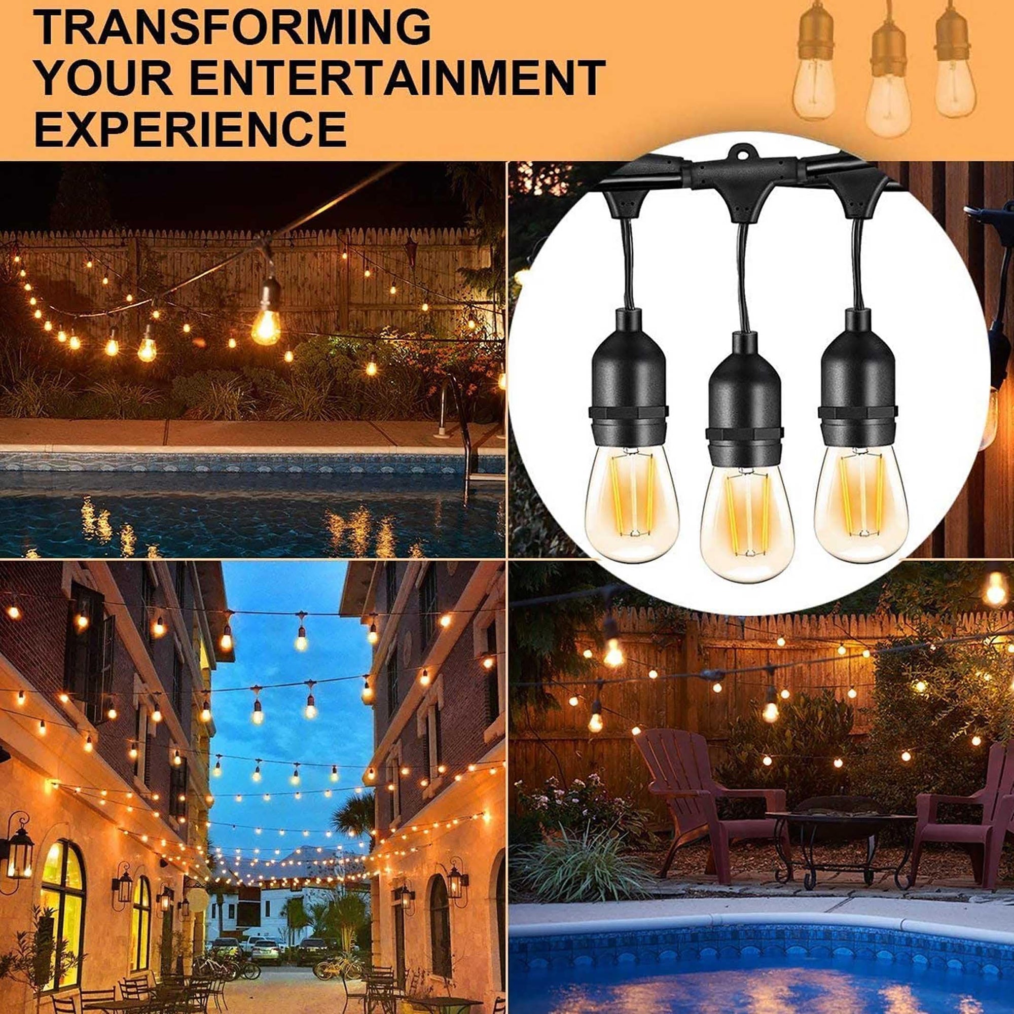 Outdoor String Lights - From Where -