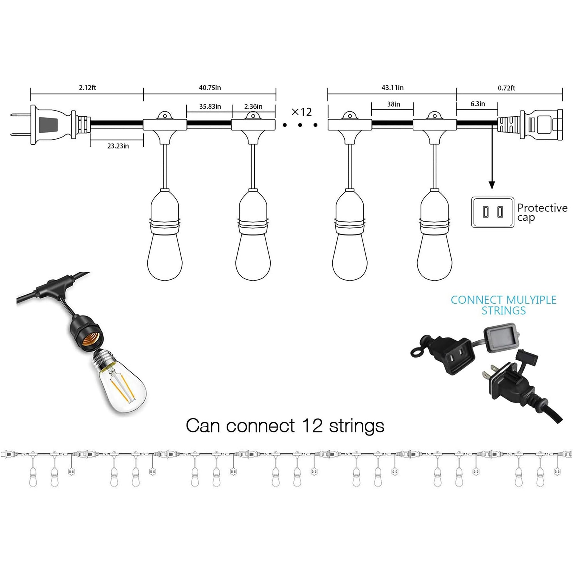 Outdoor String Lights - From Where -
