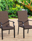 Outdoor Wicker Dining Chairs - From Where -