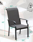 Outdoor Wicker Dining Chairs - From Where -