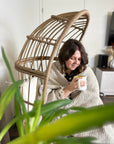Outdoor Wicker Egg Chair - From Where -