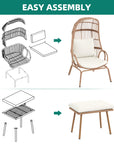 Outdoor Wicker Egg Chair - From Where -