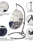 Outdoor Wicker Swing Chair - From Where -