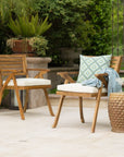 Outdoor Wood Dining Chair (Set of 2) - From Where -