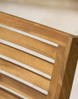 Outdoor Wood Dining Chair (Set of 2) - From Where -