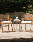 Outdoor Wood Dining Chair (Set of 2) - From Where -
